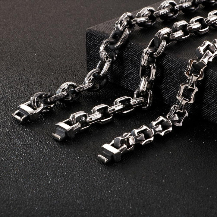 Kalen 316L Stainless Steel Men's Bracelet Hard And Non-deformation Gothic Style Bracelets Jewelry.