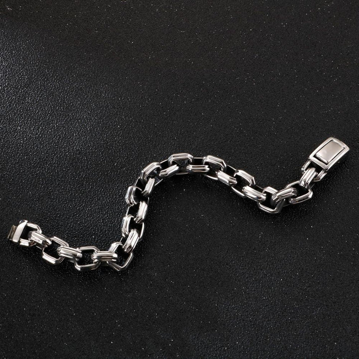 Kalen 316L Stainless Steel Men's Bracelet Hard And Non-deformation Gothic Style Bracelets Jewelry.