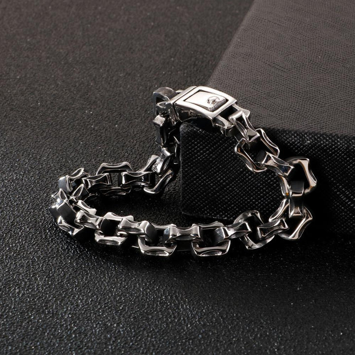 Kalen 316L Stainless Steel Men's Bracelet Hard And Non-deformation Gothic Style Bracelets Jewelry.