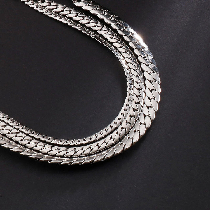 4/5/7mm Chain Link Bracelet Stainless Steel - kalen