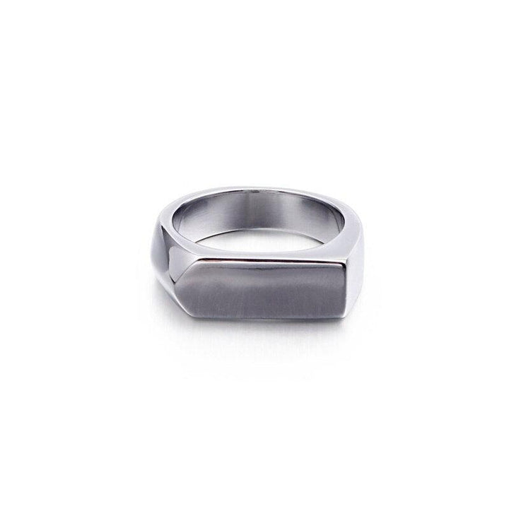 Kalen 6mm Four-Color Men's Stainless Steel Ring Rock Men's Ring Jewelry Accessories Gift.