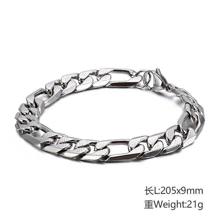 KALEN 9mm Chunky Cuban Chain Bracelet For Men Women Stainless Steel 16-24cm Link Chain Bracelets Jewellry 2020.