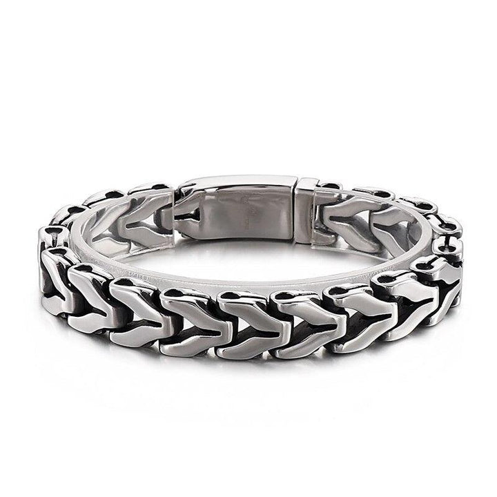 Kalen Arrow Accessory Combination Chain Punk Men&amp;#39;s Stainless Steel Bracelet Jewelry Wholesale.