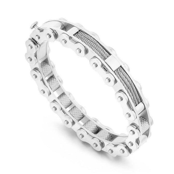 Kalen Biker 12mm Bicycle Chain Bracelet for Men - kalen