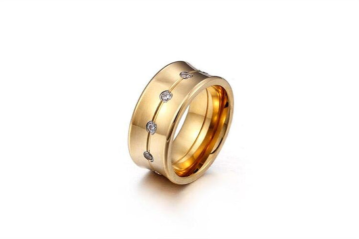 KALEN Bohemia Style Bague Femme Rings For Women Gold &amp; Color Stainless Steel Rhinestone Anillos Mujer Jewelry Wedding Rings.