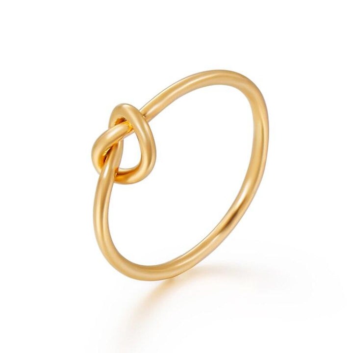 KALEN Creative Geometric Element Knot Metal Opening Rings For Woman Fashion Jewelry Simple Party Girl's Unusual Anillos.