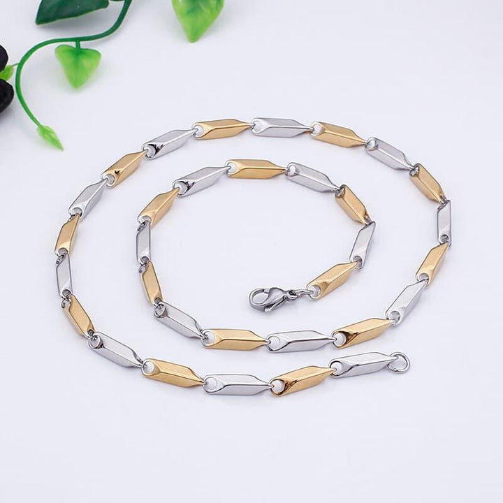 Kalen Fashion Gold Color Stainless Steel Choker Necklaces &amp; Bracelet Sets For Women Trendy Geometric Jewelry Sets Bijoux Gifts.