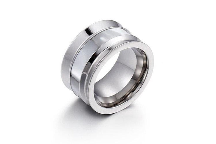 KALEN Fashion Jewelry Bague Stainless Steel Gold &amp; Color Rings For Women Round Smooth Shell Groove Wedding Rings Party Gifts.