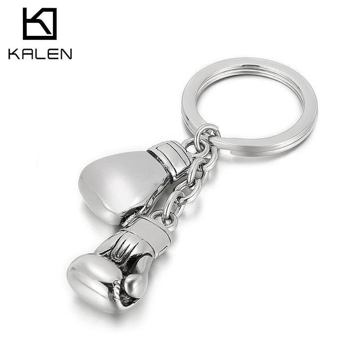 Kalen Fist Accessories Keychain Fashion Pendant High Quality Shiny Stainless Steel Jewelry.