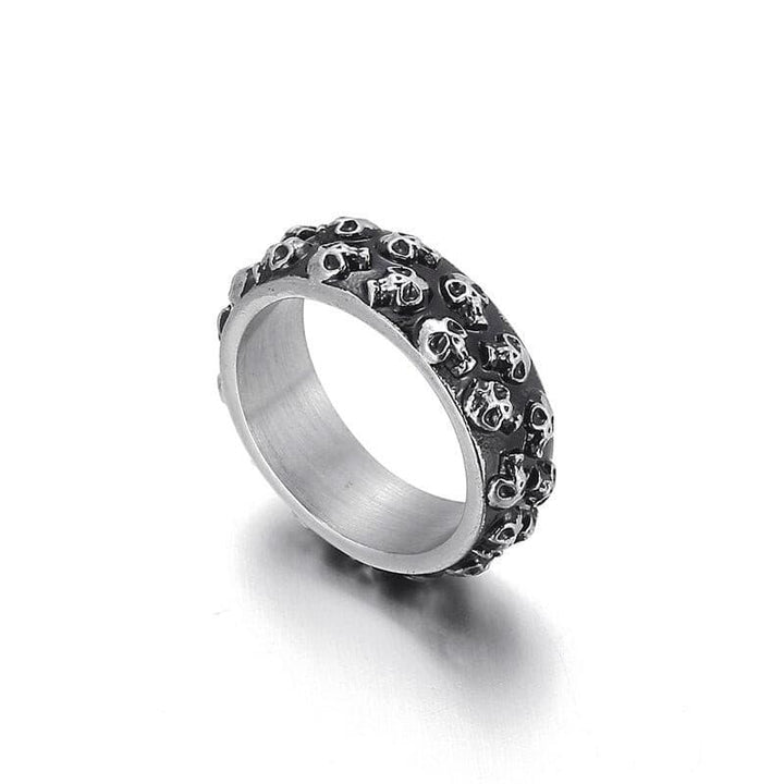 Kalen Gothic Skull Ring Retro 4 Colors Available Men's Party Ring Jewelry Gift Size8-12.