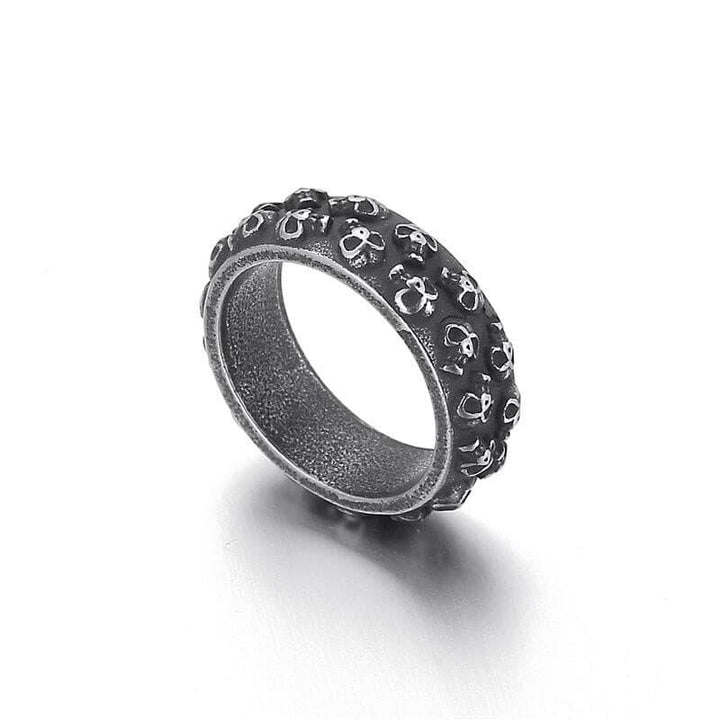 Kalen Gothic Skull Ring Retro 4 Colors Available Men's Party Ring Jewelry Gift Size8-12.
