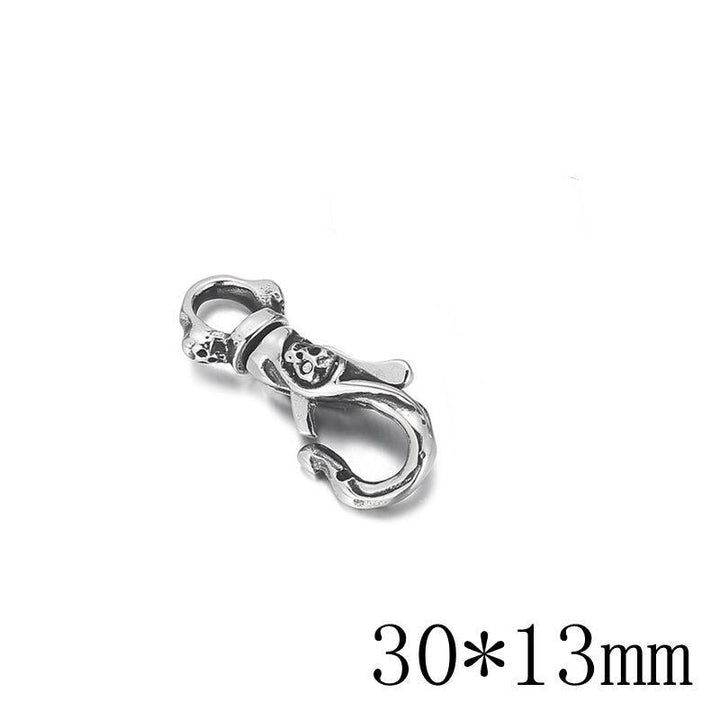 Kalen New Cool Men's Key Chains High Quality Stainless Steel Skull Pattern Key Chains Fashion Punk Biker Accessories Jewelry.