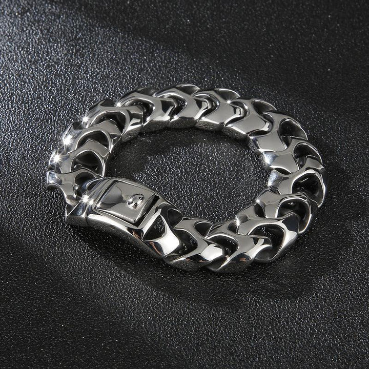 Kalen Punk 14/15/17mm Dragon Arrow Chain Bracelet for Men - kalen