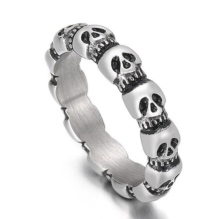 Kalen Punk 316L Stainless Steel Men's Ring Skull Ring Fashion Party Accessories Size 8-12.