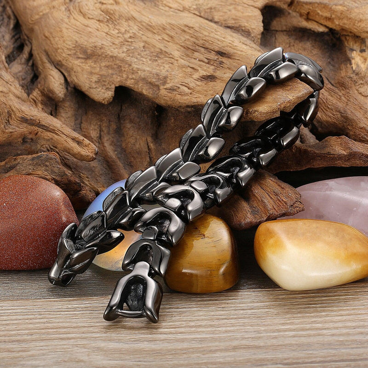 Kalen Punk Polished Stainless Steel Quality Men's Bracelet Luxury Chain Jewelry Gift Friend.