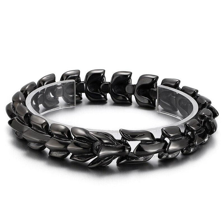 Kalen Punk Polished Stainless Steel Quality Men's Bracelet Luxury Chain Jewelry Gift Friend.