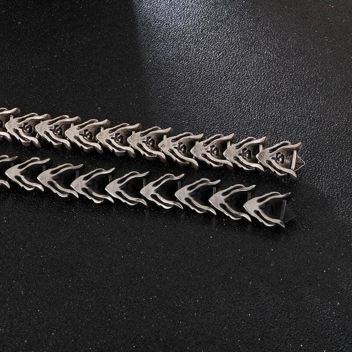 KALEN Punk Stainless Steel Arrow Shaped Charm Bracelet Men 22cm  Link Chain Pulsera Masculina Biker Jewellry 2020.