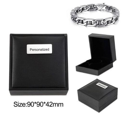 Kalen Punk Style Mechanical Chain 15mm Wide Men's Stainless Steel Bracelet Jewelry.