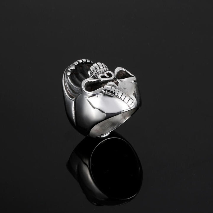 KALEN  Ring for Men Stainless Steel The New Skull Rock Punk Jewelry Ring Best Gift.