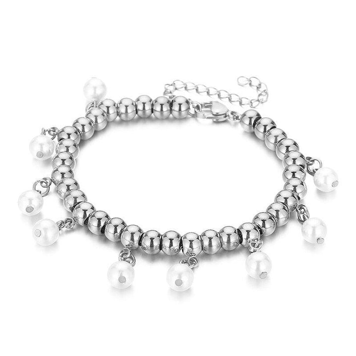 KALEN Shell Round Pearl Bracelet For Women Bohemian Tassels Pearl Bracelet Jewelry Girl Daughter Birthday Gift.