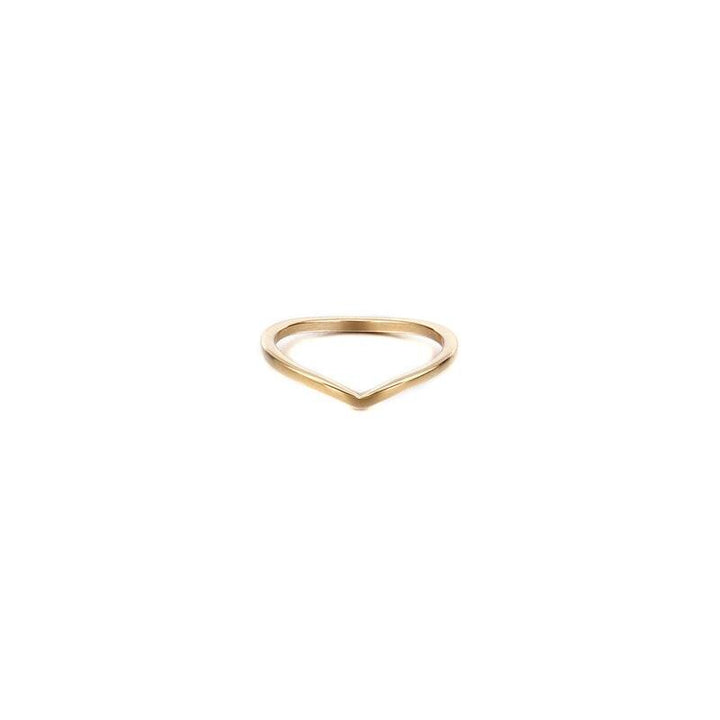 KALEN Simple Rings For Women Rose Gold Color Gold Stainless Steel Anillos Mujer Mini Geometric Metal Wedding Bands Jewelry Gift.