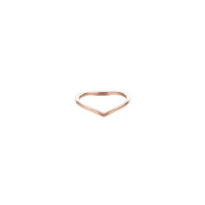 KALEN Simple Rings For Women Rose Gold Color Gold Stainless Steel Anillos Mujer Mini Geometric Metal Wedding Bands Jewelry Gift.