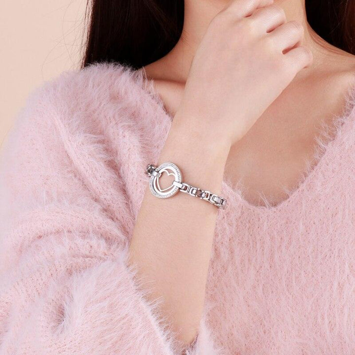 Kalen Stainless Steel Bracelet New Fashion Upscale Jewelry Boy and Girl Charm Thick Chain Bracelets Bangles For Women.