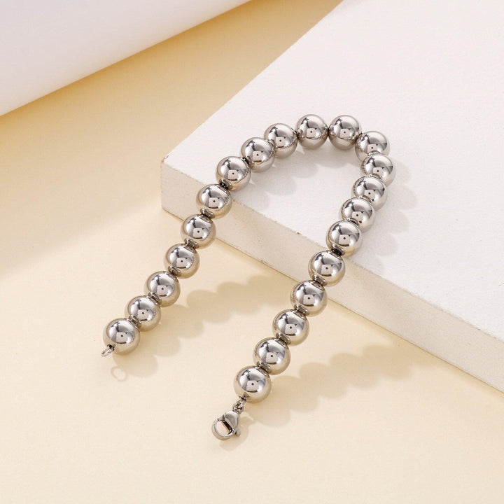 Kalen Stainless Steel Bracelet Women Bead Bracelet For Women Jewelry Bracelet Charm 8mm Bracelet Jewelry Accessory Gift.