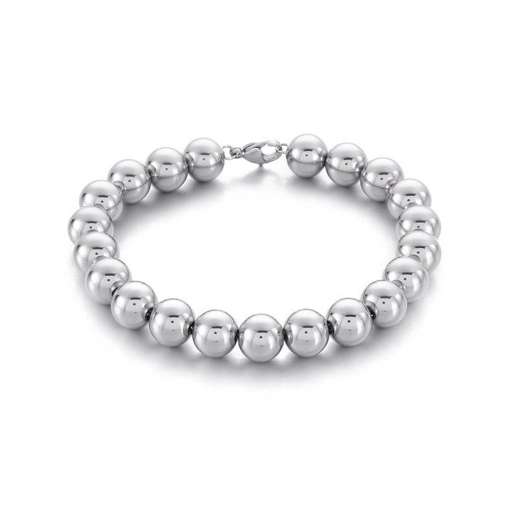 Kalen Stainless Steel Bracelet Women Bead Bracelet For Women Jewelry Bracelet Charm 8mm Bracelet Jewelry Accessory Gift.