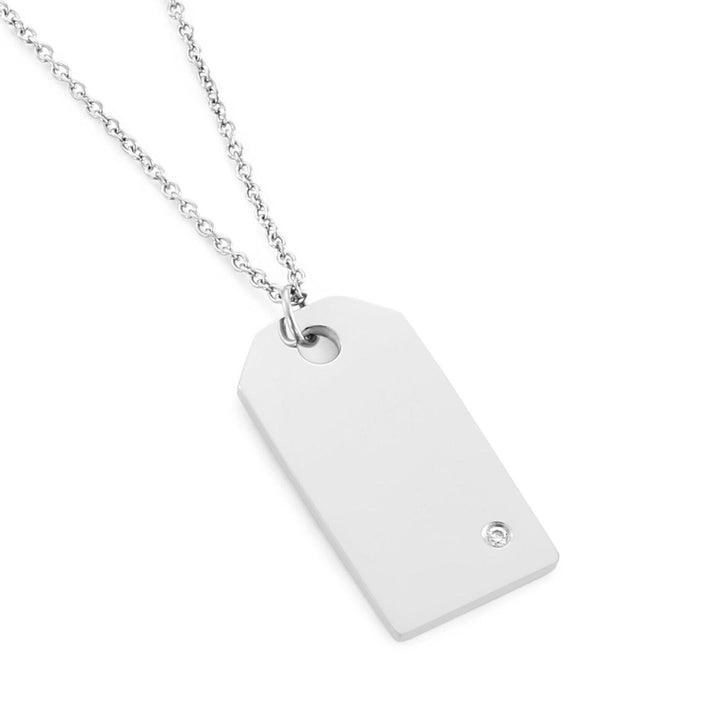 KALEN Stainless Steel Custom Personalized Necklace 3 Colors Photo Name Free Engrave Necklaces For Women Men Valentines Gift.