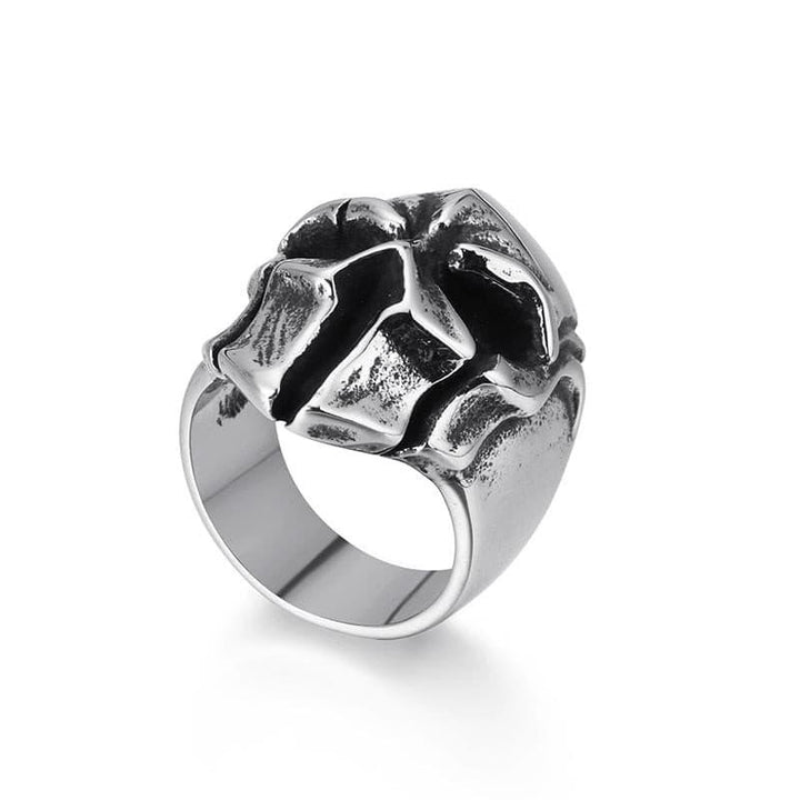 KALEN Stainless Steel Punk Skull Rings For Men Size 7-12 GoldBlack Skull Finger Midi Rings Male Gothic Party Jewelry.