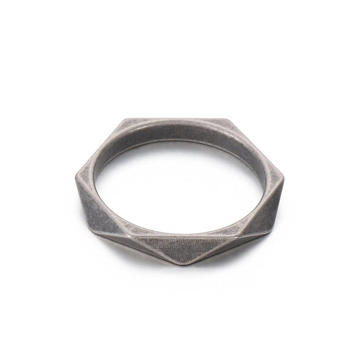 KALEN Stainless Steel Rhombic Cut Ring Men Cool Fashion Jewelry.