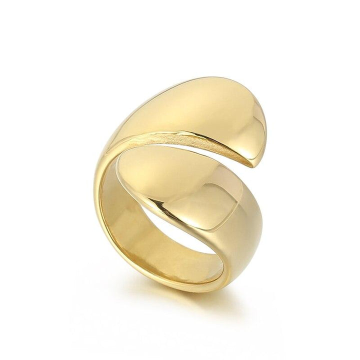 KALEN Stainless Steel Ring Anillo Ringen Anillos Mujer Women Rings Gold Colors Matching Jewlery Fashion Gifts Accessories.