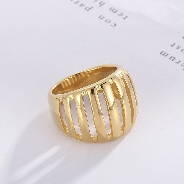 KALEN Stainless Steel Ring Anillo Ringen Anillos Mujer Women Rings Gold Colors Matching Jewlery Fashion Gifts Accessories.