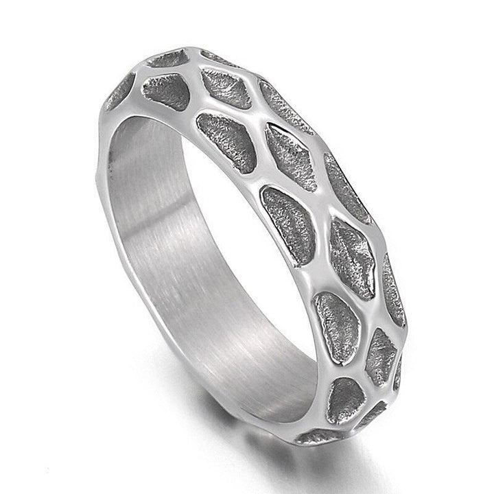 Kalen Three-color Trend High-quality 316L Stainless Steel Ring Men's Accessories Couple Gifts.