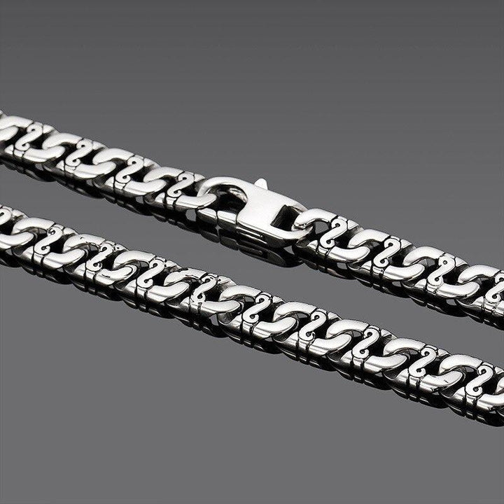 Kalen Trend  Simple Lock Bracelet Chain Titanium Street Couple Fashion Link For Men Jewelry Party.