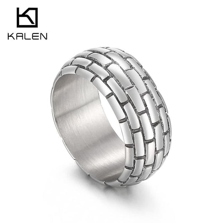 KALEN Trendy Stainless Steel 316L Ring Men Party Jewelry #9-#13.