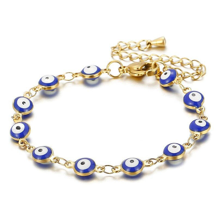 KALEN Turkish Lucky Evil Eye Bracelet Women 8 Style Handmade Lucky Jewelry Blue Eyes Female Charm Bracelet Friendship Jewelry.
