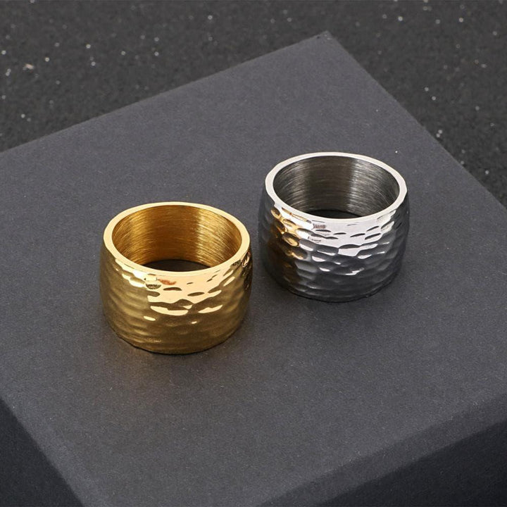 KALEN Unisex Stainless Steel 10mm Width Rings Men Size 7-12 Simple Circle Finger Midi Rings Women Jewelry.