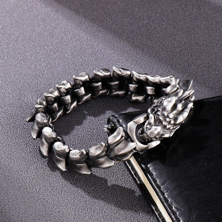 Kalen Vintage Dragon Bracelet High Quality Stainless Steel Punk Men's Bracelet Chain Jewelry Gifts.