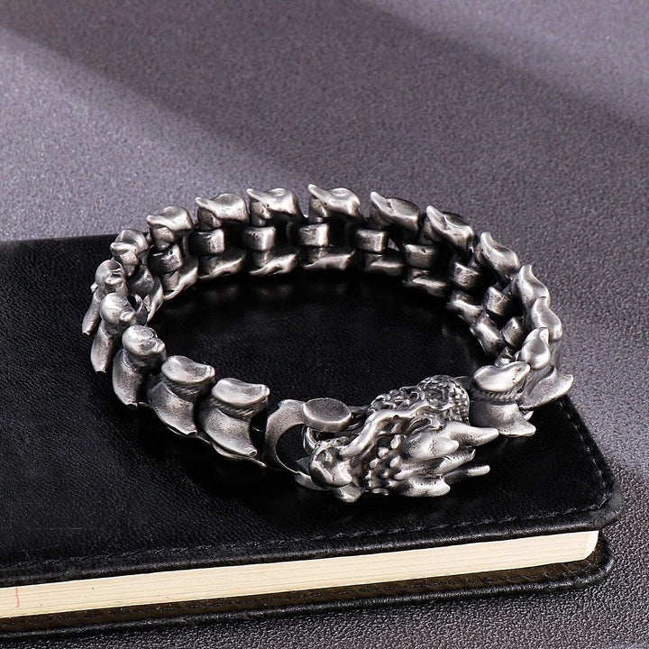 Kalen Vintage Dragon Bracelet High Quality Stainless Steel Punk Men's Bracelet Chain Jewelry Gifts.