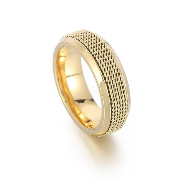 KALEN Waterproof Wedding Ring for Women Men Couple Rings Chunky Geometric Circle Minimalist Ring New Fashion Jewelry Gift.