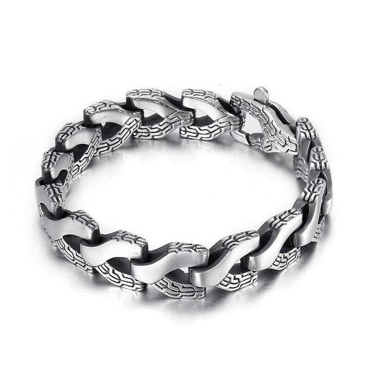 Kalen14mm Totem Warrior Bracelet Arrow Accessories Men's Stainless Steel Bracelets Jewelry.