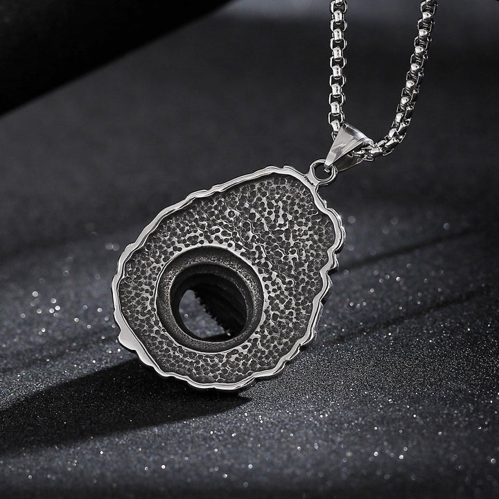 Kalen Shark Pendant Necklace Men's Fierce Jewelry Chain Punk Style Gift For Friends.