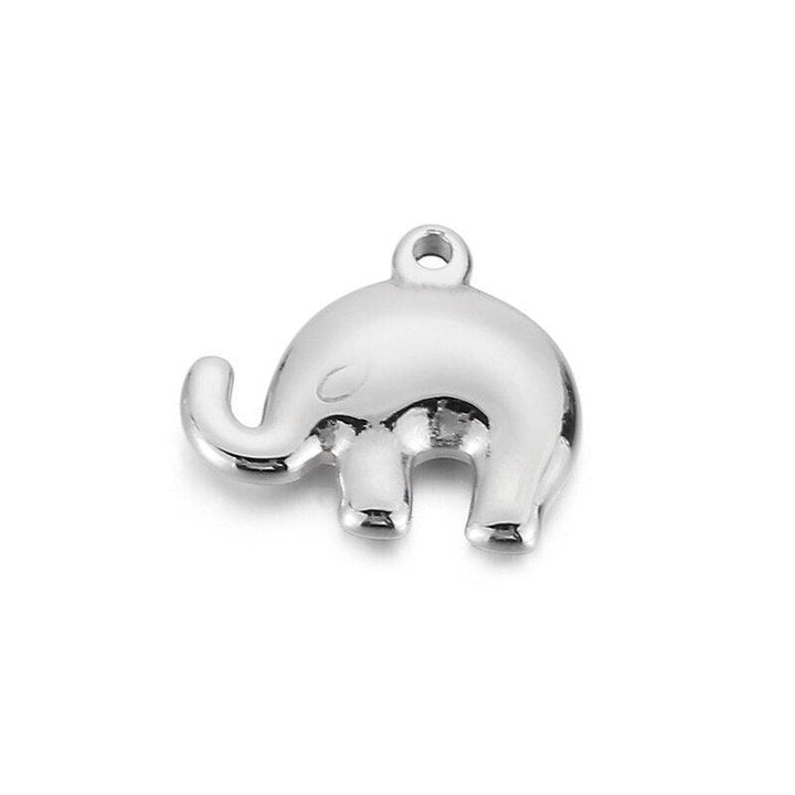 Stainless Steel Animal Giraffe Horse Elephant Cherry Connector For Women's Gift DIYJewelry Accessories Necklace Pendant.