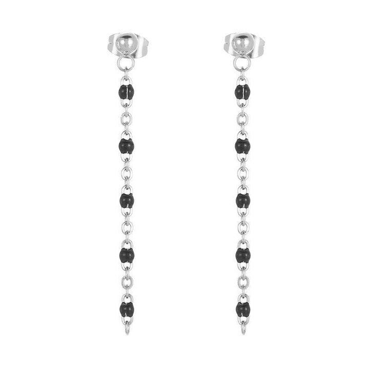 Stainless Steel Bohemia Chain Drop Earrings - kalen