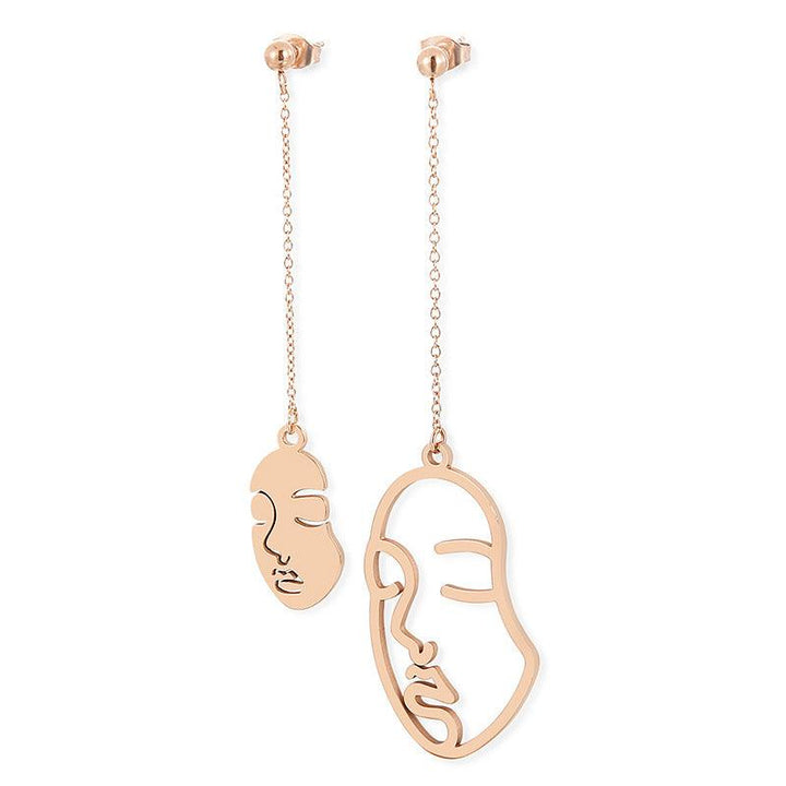 Stainless Steel Drop Earrings - kalen