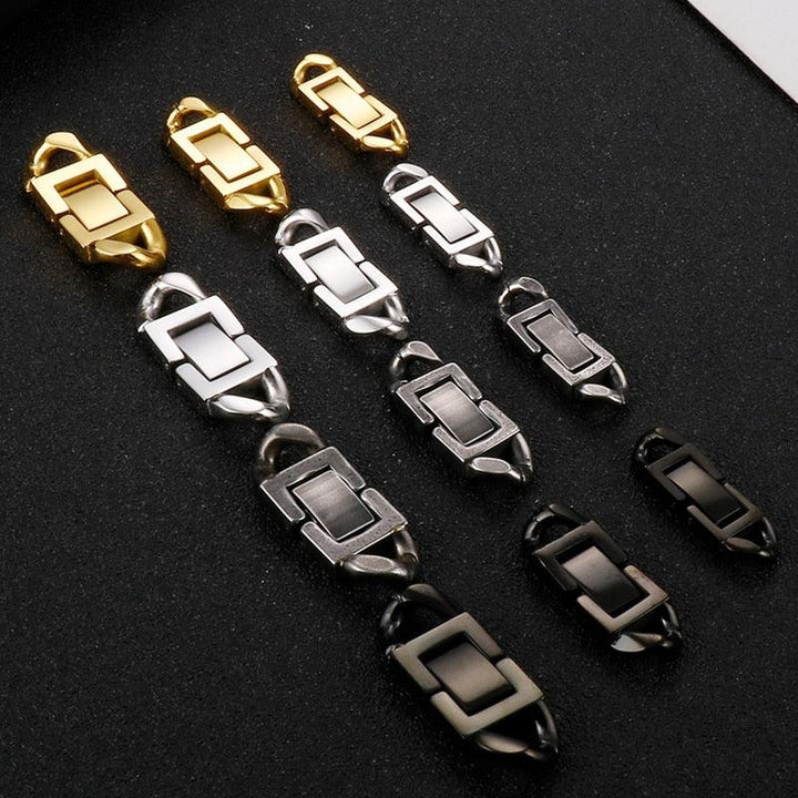 Stainless Steel Fold Over Clasps Metal Buckles Fastener Clasps Accessories For Bracelet Necklace DIY Jewelry Making Supplies.