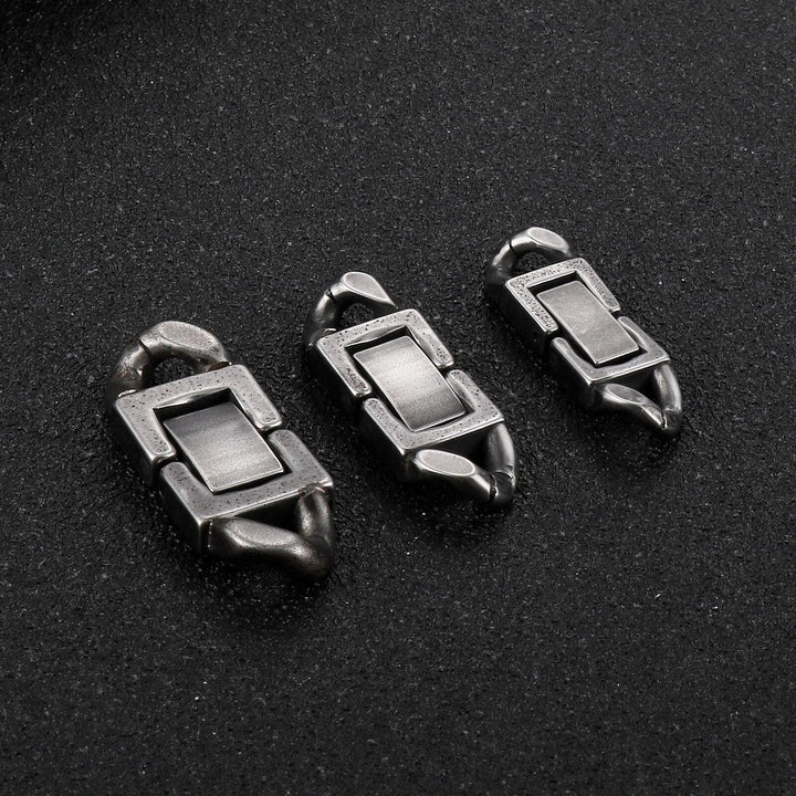 Stainless Steel Fold Over Clasps Metal Buckles Fastener Clasps Accessories For Bracelet Necklace DIY Jewelry Making Supplies.