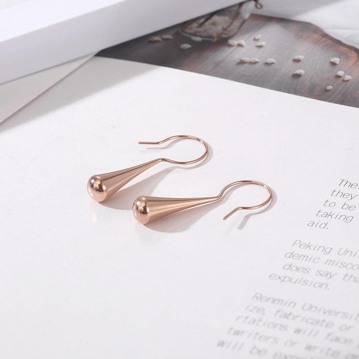 Stainless Steel Microphone Drop Earrings - kalen